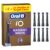 Oral-B iO Radiant White Original Electric Toothbrush Heads, Black (Pack of 8)