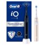 Oral-B iO2 Electric Toothbrush 2-Pack Black & Pink 2 Brush Heads Travel Case – Free C&C