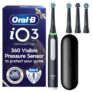 Oral-B iO3 Black Electric Toothbrush Holiday Gift Pack