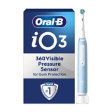Oral-B iO3 Electric Toothbrush, Blue, 3 Modes, Whitening, UK Plug