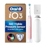 Oral-B iO3 Ultimate Clean Electric Toothbrush, Blush Pink Travel Case