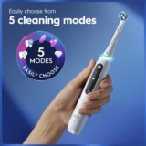 Oral-B iO5 Electric Toothbrush in white, black or pink with travel case – Prime Deal