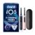 Oral-B iO5 Electric Toothbrushes for Adults, 2 Handles, Black & Pink