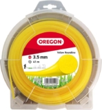 Oregon Yellow Round 3.5mm Strimmer Line, Trimmer Line Tackles Long Grass, Weeds & Thick Vegetation