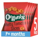 Organix Melty Tomato Slices, Organic Baby Finger Food Snack 7 Months, 20 g (Pack of 5)