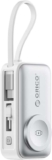 Orico Mini 5000mAh 4-in-1 Power Bank, C1/C2 22.5W, Input 18W, Integrated Cable 12W, Apple Watch 2.5W Sold By Orico Official Store – FBA