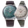 Orient Bambino 2 Grey/Green Dial Automatic Watch with code at H.S.Johnson Jewellers
