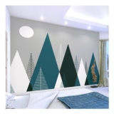 Origin Murals Graphic Mountains Multicolour Wall Mural