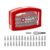 Original Einhell 32-piece bit Box 30x 25 mm CRV bits, 60 mm Quick-Change bit Holder, Socket Adapter, Storage Box with Belt Clip