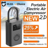 Original MIJIA Air Pump 2 25%Speed Boost Mini Portable Electric Air Compressor with code – Xiaomi Smart Tech Store
