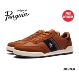 Original Penguin Gaz Legacy II Mens Trainers Tan