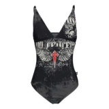 Original Sinner Swimsuit Swimsuit Multicolour by Rock Rebel by EMP