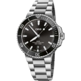 Oris Aquis Date 41.5mm Bracelet Watch Black
