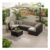 Orlando 6 Seat Modular Outdoor Garden Rattan Sofa