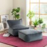 Orson Graphite Footstool Beanbag – Free c&c