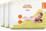 Our Essentials by Amazon Nappies – Size 3 (4-9kg) – 138 count (3 Packs of 46)