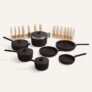Our Place 17-Piece Essentials Complete Cookware Set – Ceramic non-stick – Char Black