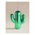 Outdoor Cactus Plastic Tumbler with Straw
