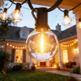 Outdoor Mains Powered-30FT 9M Festoon Garden Lights – Sold by Dotrvmp-EU / FBA