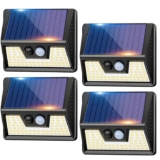 Outdoor Motion Sensor Led Solar Lights IP65 Waterproof, 3 Lighting Modes, Pir Flood Lights – 4 Pack – Sold by Vighep Lighting FBA