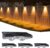 Outdoor Solar Wall Lights, 4 Pack Solar Fence Lights Warm White & 11 RGB Modes IP64. – Sold by Fortune Source / FBA