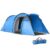 Outsunny 2-3 Person Tunnel Tent with Groundsheet, Air Vents, Rainfly, 2000mm Water Column, Camping 1 Bedroom, Inbuilt Porch, Living Area