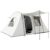 Outsunny 3-4 Man Tunnel Tent with Sewn in Floor, 3000mm Waterproof, Khaki