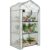 Outsunny 3 Tier Mini Greenhouse with Reinforced PE Cover, with Roll-up Door and Wire Shelves – 127H x 59W x 39D cm