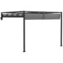 Outsunny 3 x 4m Lean To Pergola with Retractable Roof, Dark Grey – Sold by Aosom MHSTAR UK / FBA