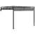 Outsunny 3 x 4m Lean To Pergola with Retractable Roof, Dark Grey – Sold by Aosom MHSTAR UK / FBA