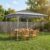 Outsunny 3.5 x 3.5 m Pop Up Gazebo with One-Push Setup, UPF50 Double Tier Garden Party Tent Marquee with Carry Bag, Dark Grey