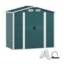 Outsunny 7 X 4ft Upgraded Metal Shed with Lock, Easy to Assemble
