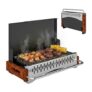Outsunny Charcoal BBQ Grill Folding Barbecue Grill