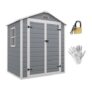 Outsunny Garden Shed 6×4.5 Tool Storage House W/ Lockable Double Doors
