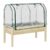 Outsunny Raised Garden Bed Outdoor Elevated Wood Planter