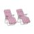 Outsunny Set of 2 Adjustable Sun Loungers