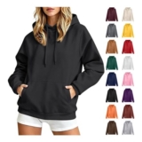 Oversized Hoodies for Women Sweatshirt Long Sleeve Basic Drawstring