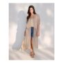 Oversized Sheer Knit Longline Cardi