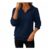 Oversized Womens Hoodie with Half-Zip and Ribbed Cuffs