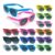 Ovneele 36-Pack Neon Party Sunglasses for Kids