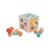 Owl and Fox Wooden Shape Sorter Cube, FSC-Certified Wood