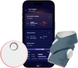 Owlet Dream Sock – Smart Baby Monitor – Track Live Pulse (Heart) Rate, Oxygen in Infants Bedtime Blue