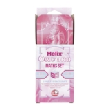Oxford Helix Maths Set Pink Marble Edition 9 Piece Geometry Set with Ruler