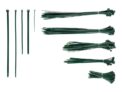 PARKSIDE 251-Piece Cable Tie Sets – UV, Water and Tear-resistant Green, White or Black