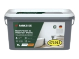 PARKSIDE Bathroom and Kitchen Paint – White – 5L