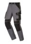PARKSIDE PERFORMANCE Mens Stretch Work Trousers in Black / Grey – Water-repellent & Cordura-reinforced Knees Knee-pad Compatibility