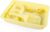 PAWISE Cat Accessories Set of 4 Cat Accessories Including Litter Tray, Litter Scoop, Bowl and Kitten Toy, 14.5 x 10.7 Inches, Yellow