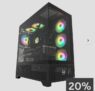 PCSpecialist Cypher 55 Gaming Desktop – GeForce RTX 5090, Intel Core i9, 64GB RAM, 4TB SSD – Black w/code