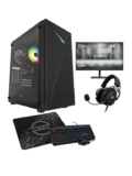 PCSpecialist Fusion 25 Gaming Desktop (RTX 5060, AMD Ryzen 5, 16GB RAM, 1TB SSD) with 24.5in Monitor, Headset, Keyboard, Mouse & Mat w/code