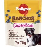 PEDIGREE Ranchos Superfoods Dog Treats with Beef 7x70g